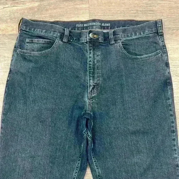 DULUTH TRADING Flex Weekender Jeans 40x30 Relaxed Fit Denim Dad Baggy HipHop - Picture 3 of 16